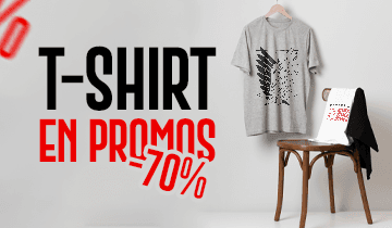 t-shirt en promo